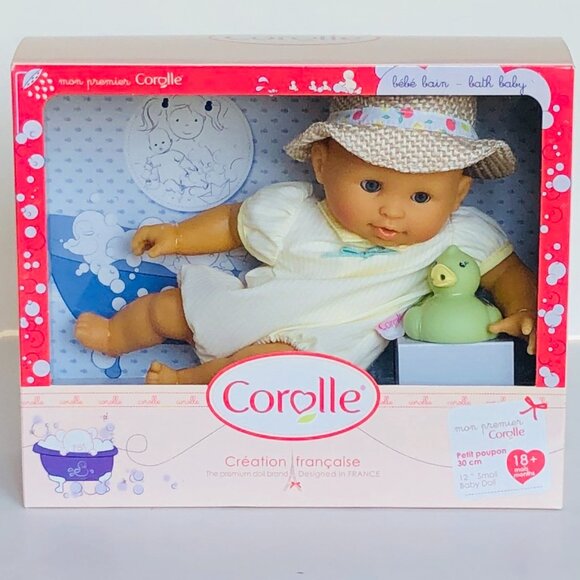 Corolle Bath Baby Fresh Rivera Doll w/Little Bath Duck 12"-30cm New in Box - Picture 6 of 12